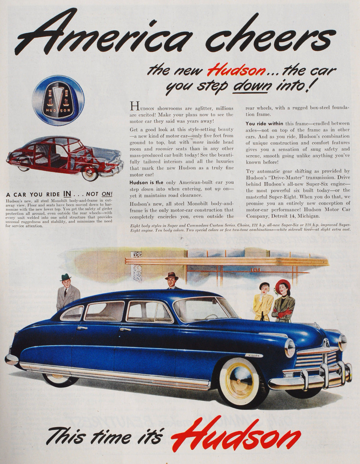 1948 Hudson Auto Advertising
